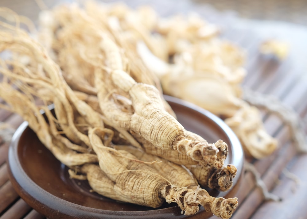 ginseng blanc et ginseng rouge